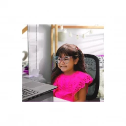 Sunstaches Frozen Purple Cateye W/ Snowflakes Blue Light Blocking Glasses