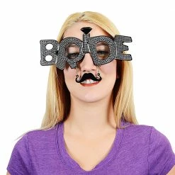 Sunstaches Adult Bride Glasses With Mustache | Sun-Staches