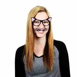 Sunstaches Adult Kitty Cat Glasses With Whiskers | Sun-Staches