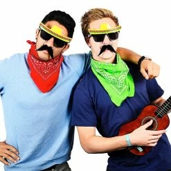 Sunstaches Mexican Fiesta Sunglasses With Mustache | Sun-Staches Adult