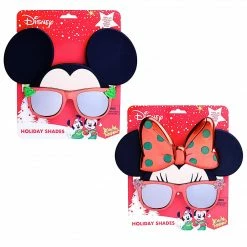 Sunstaches Minnie And Mickey Christmas Sun-Staches®