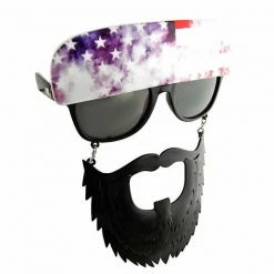 Sunstaches American Trucker Sunglasses With Beard | Sun-Staches Adult