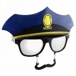 Sunstaches Police Sunglasses With Mustache | Sun-Staches Adult