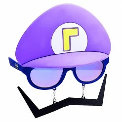 Sunstaches Adult Waluigi Super Mario Bros. Sun-Staches®