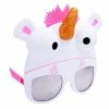 Sunstaches Fluffy The Unicorn Sun-Staches® Adult
