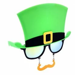 Sunstaches Lucky Leprechaun Sunglasses With Mustache | Sun-Staches Adult