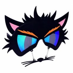 Sunstaches Black Cat Sun-Staches® Adult