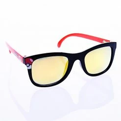 Sunstaches Pokemon Pokeball Black And Red Frame Kids Arkaid Sunglasses