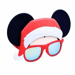 Sunstaches Adult Santa Hat Mickey Sun-Staches®