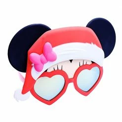 Sunstaches Adult Santa Hat Minnie Sun-Staches®