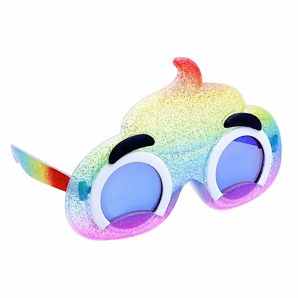 Sunstaches Best Selling Rainbow Poop Lil' Characters Sun-Staches®