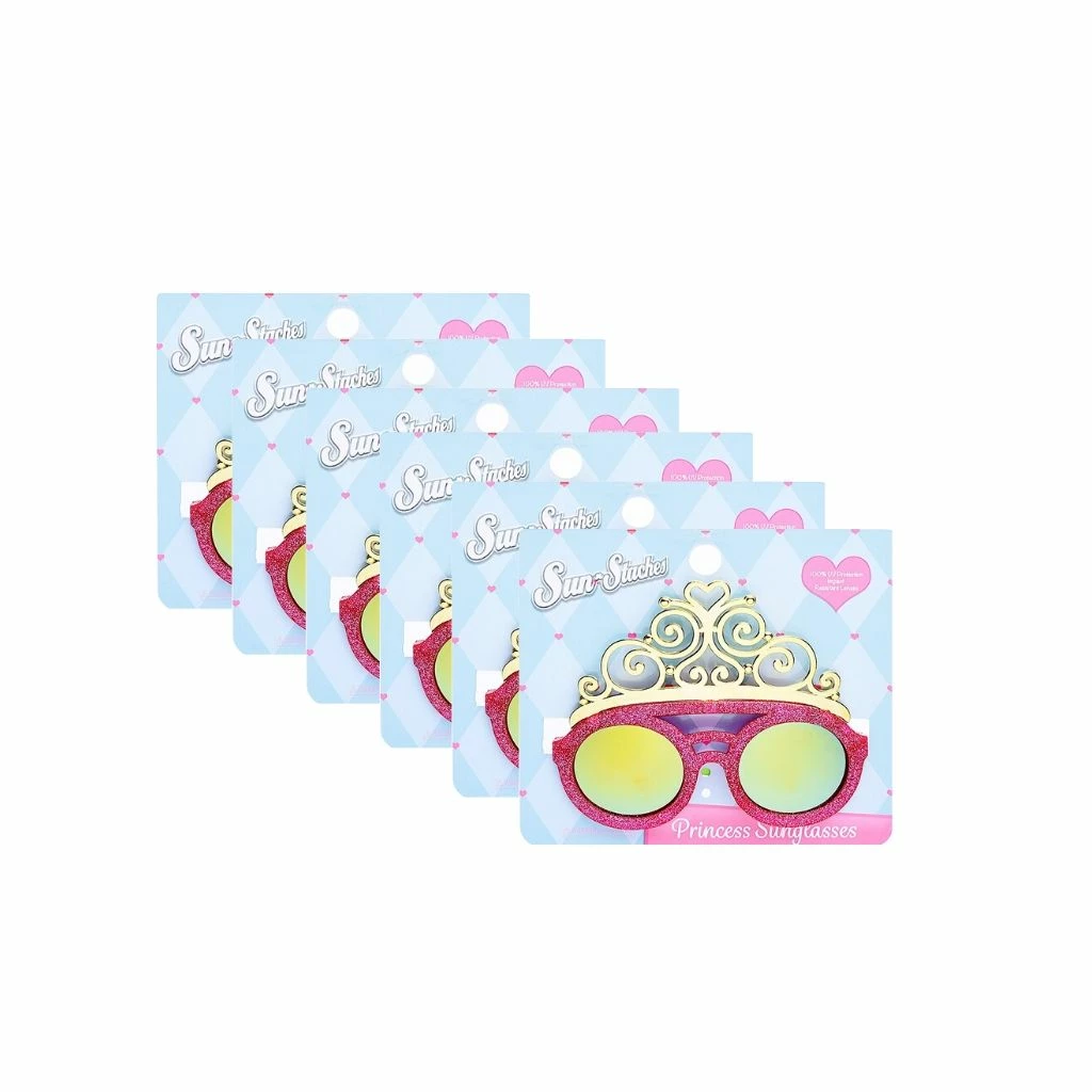 Sunstaches Best Selling Pink Crown Lil' Characters Sun-Staches®