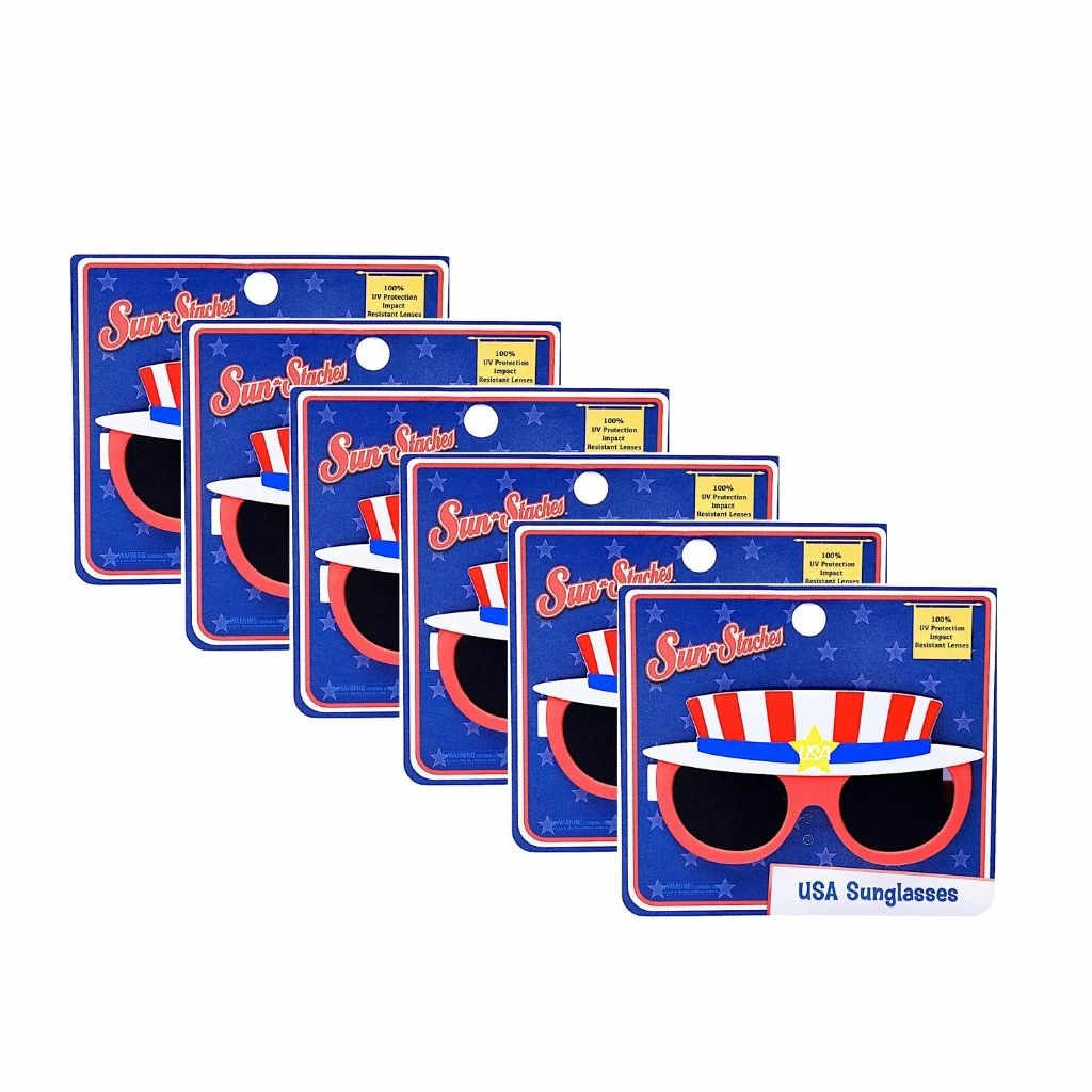 Sunstaches Uncle Sam Lil' Characters Sun-Staches Americana
