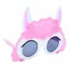 Sunstaches Adult Pink Llama Sunglasses | Sun-Staches