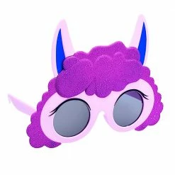 Sunstaches Purple Llama Sunglasses | Sun-Staches