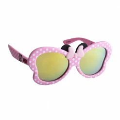 Sunstaches Minnie Mouse Pink And White Polka Dot Lil' Characters Sun-Staches