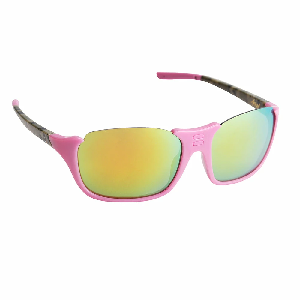 Sunstaches U.S. Army Girls Pink Sports Wrap Kids Arkaid Sunglasses