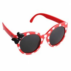 Sunstaches Arkaid Minnie Mouse Red Polka Dot W/ Bow