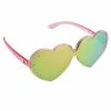 Sunstaches Disney Princess Pink Heart Frameless Sunglasses Arkaid