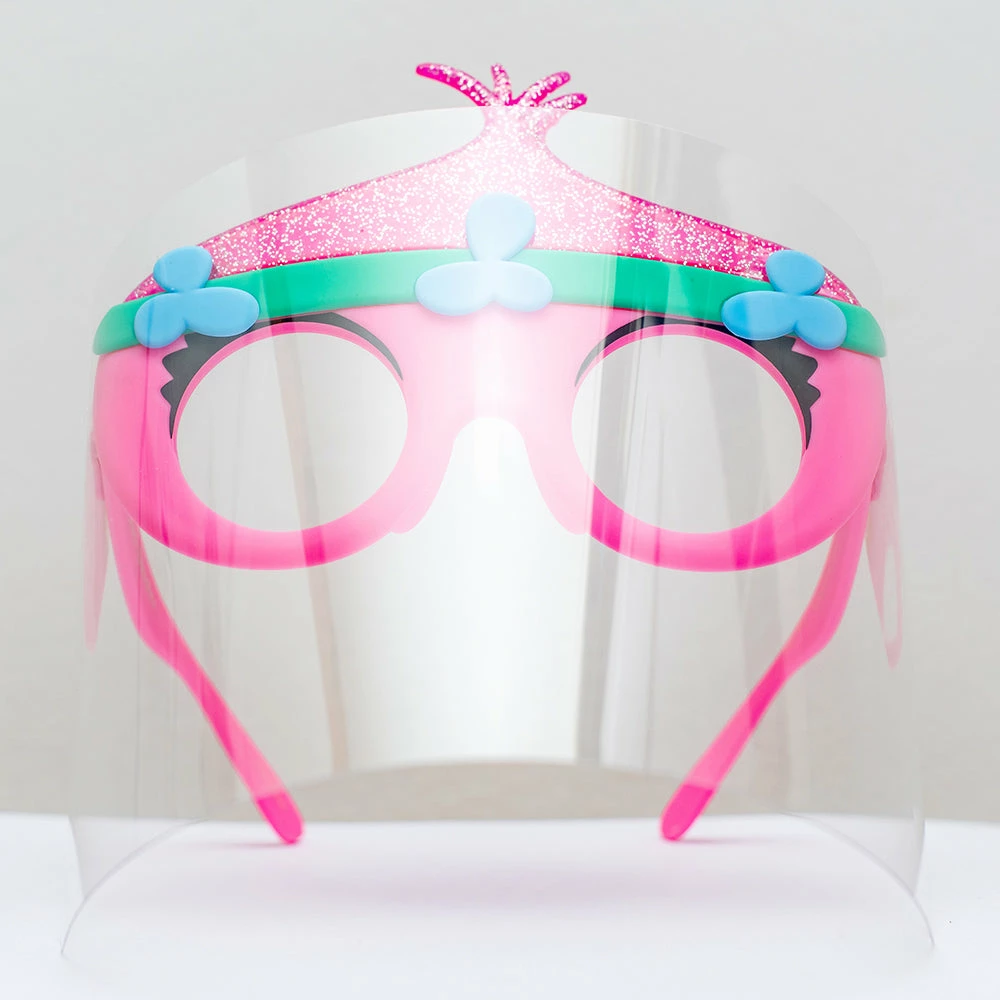 Sunstaches Trolls Poppy Face Shield