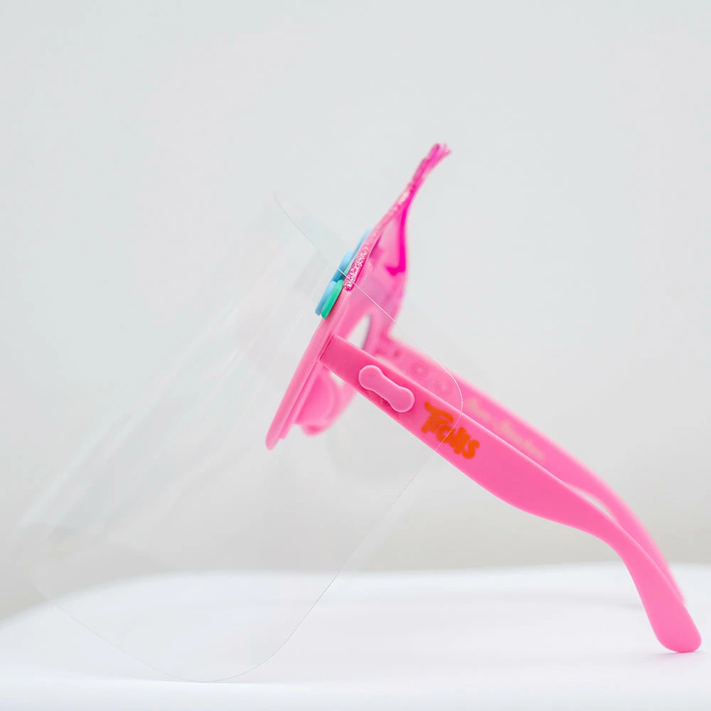 Sunstaches Trolls Poppy Face Shield