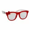 Sunstaches Best Selling Minnie Red Glitter W/ Bow Blue Light Blocking Glasses