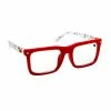 Sunstaches Mickey Red Wayfarer Frame Blue Light Blocking Glasses