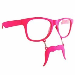 Sunstaches Pink Glow In The Dark Sun-Staches