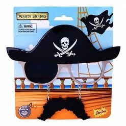 Sunstaches Pirate Sunglasses With Mustache | Sun-Staches