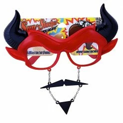 Sunstaches Devil Horns Clear Lens Sun-Staches