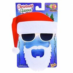 Sunstaches Santa Claus Sun-Staches Adult