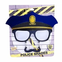 Sunstaches Police Sunglasses With Mustache | Sun-Staches Adult