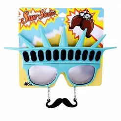 Sunstaches Statue Of Liberty Sunglasses With Mustache | Sun-Staches