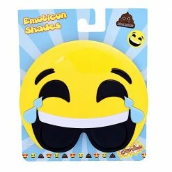 Sunstaches Tears Of Joy Emoji Sunglasses | Sun-Staches Adult