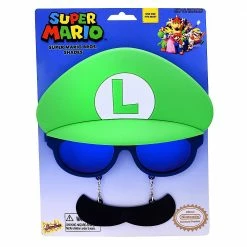 Sunstaches Adult Luigi: Super Mario Bros Sun-Staches®