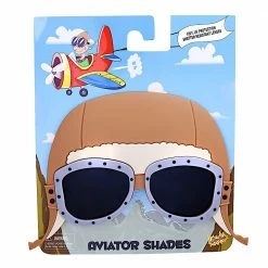 Sunstaches Adult Aviator Pilot Sunglasses | Sun-Staches