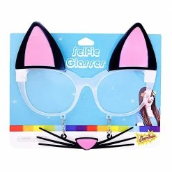 Sunstaches Kitty Glasses With Whiskers | Sun-Staches Adult