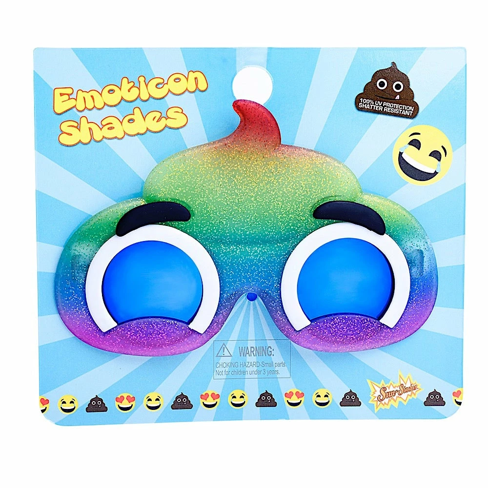 Sunstaches Best Selling Rainbow Poop Lil' Characters Sun-Staches®