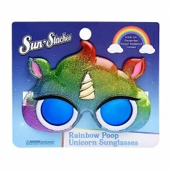Sunstaches Rainbow Unicorn Poop Lil' Characters Sun-Staches