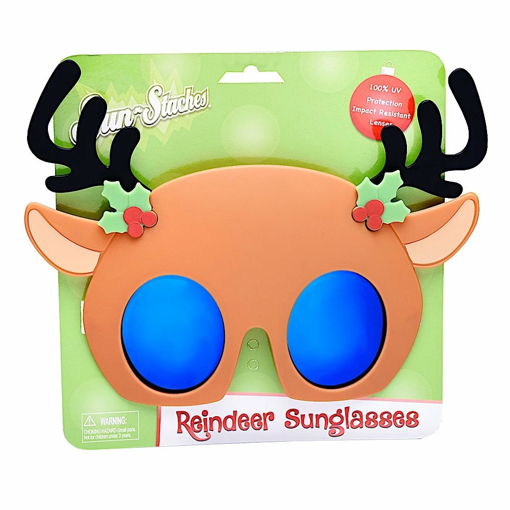 Sunstaches Adult Reindeer Sun-Staches®