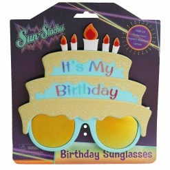 Sunstaches It's My Birthday Sunglasses | Sun-Staches