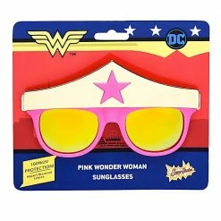 Sunstaches Wonder Woman Pink Crown Sun-Staches