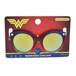Sunstaches Wonder Woman Red, White, And Blue Arkaid Sunglasses