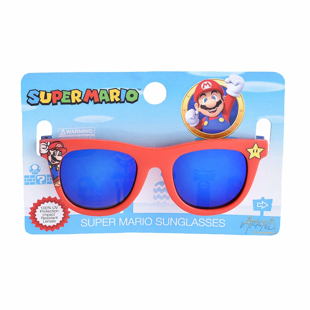 Sunstaches Nintendo Super Mario Red Arkaid Sunglasses