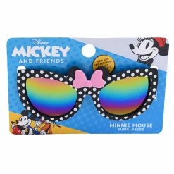 Sunstaches Best Selling Minnie Mouse Black And White Polka Dot Lil' Characters Sun-Staches