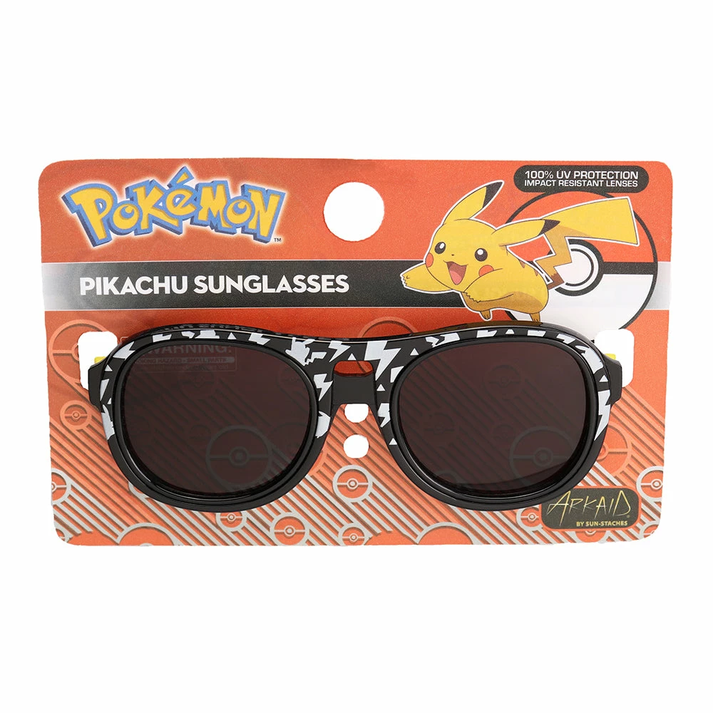 Sunstaches Pikachu Black And White Aviator Arkaid Sunglasses