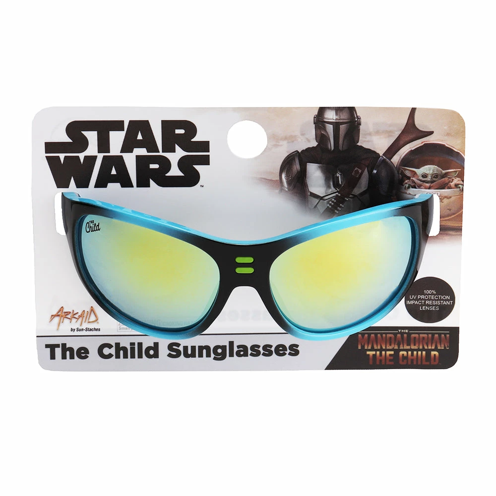 Sunstaches The Child Blue Sports Wrap Arkaid Sunglasses