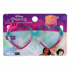 Sunstaches Disney Princess Heart Frame With Crown Blue Light Blocking Glasses Best Selling