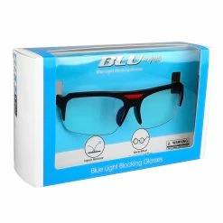 Sunstaches Kids Black And Red Drop Lens Frame Blue Light Blocking Glasses