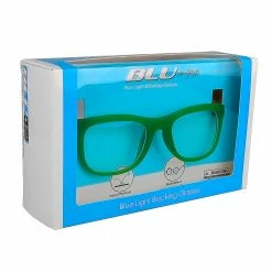 Sunstaches Kids Green Wayfarer Blue Light Blocking Glasses Best Selling